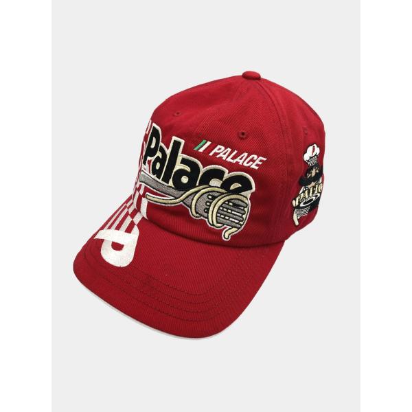 PALACE パレス キャップ レッド コットン ベースボール メンズ レディース