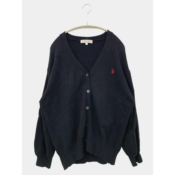 U.S. POLO ASSN. ユーエスポロアッスン カーディガン/ボレロ F ブラック コットン ...