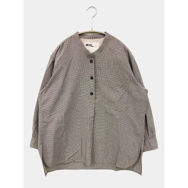 MARGARET HOWELL マーガレットハウエル シャツ/ブラウス I グレー コットン チェッ...