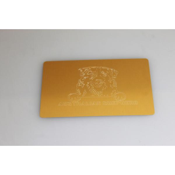 名刺サイズ『 犬種イラスト金属カード[名入れ料込み]