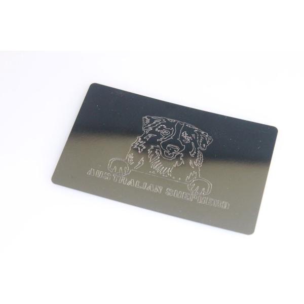 名刺サイズ『 犬種イラスト金属カード[名入れ料込み]