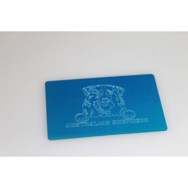 名刺サイズ『 犬種イラスト金属カード[名入れ料込み]