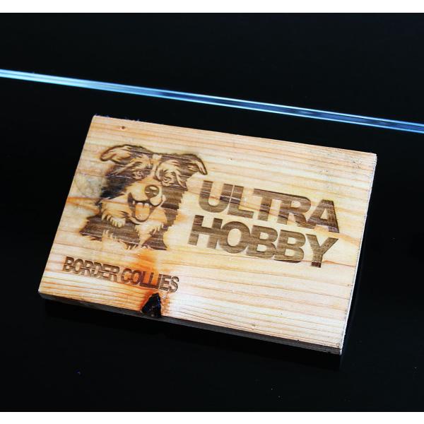 犬顔イラスト天然木板製表札