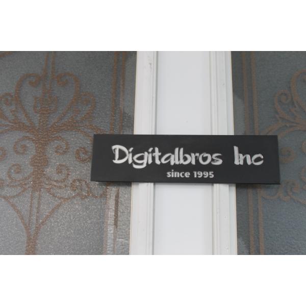 横長アクリル表札|ルームプレート