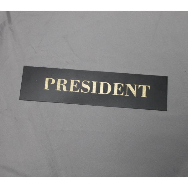 金文字横長アクリル表札|ルームプレート