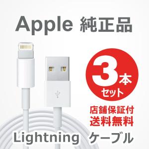 ライトニングケーブル 3本セット Lightning usbケーブル (1m) 純正品 MD818ZM/A (Apple 純正 本体同梱品)