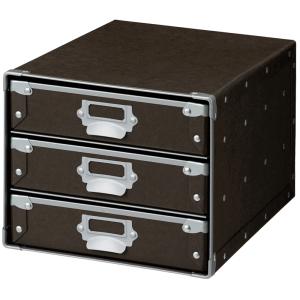 ナカバヤシ Digio2 デスクトップケース 3段 A4サイズ タテ型