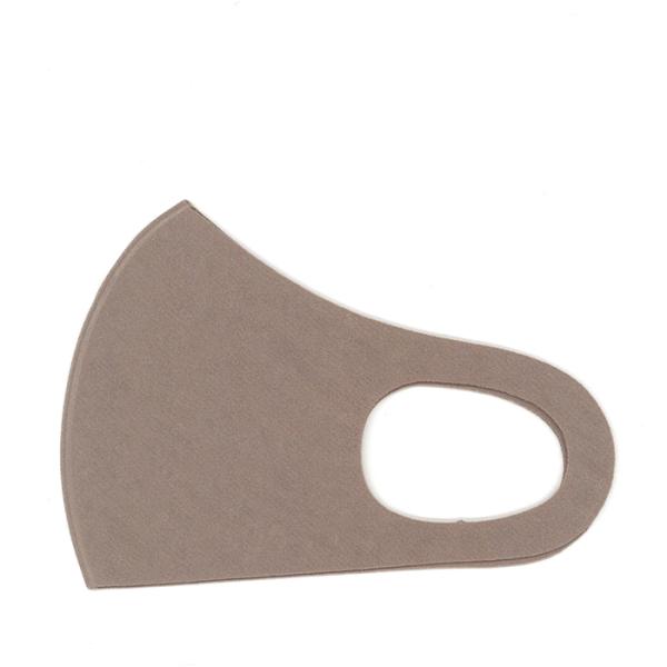 1枚 濃い ベージュ 洗える マスク 縦12.5cm 薄さ 0.9mm 立体 3D 速乾 通気性良い...