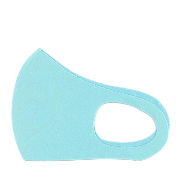 1枚 ミント グリーン マスク 洗える 縦13cm 薄さ 0.8mm 立体 3D 速乾 通気性良い ...