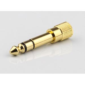1点 3.5mm to 6.35mm ステレオミニプラグ→ステレオ標準プラグ 交換アダプタ オス-メ...
