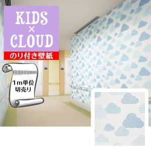 壁紙 クロス のり付き Diy リフォーム 雲 空 ホワイト ブルー パステル 男の子 女の子 キッズ 子供部屋 アクセント 家具 リメイク サンゲツ フェイス Th303 Gth303 Digipri O 通販 Yahoo ショッピング