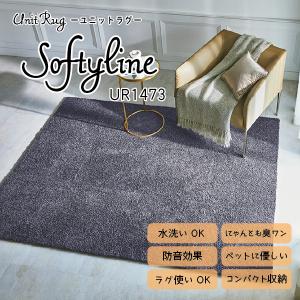 川島織物セルコン Unit Rug ユニットラグ 洗える 消臭 防音 ペットに