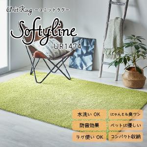 川島織物セルコン Unit Rug ユニットラグ 洗える 消臭 防音 ペットに