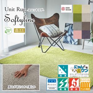 川島織物セルコン Unit Rug ユニットラグ 洗える 消臭 防音 ペットに