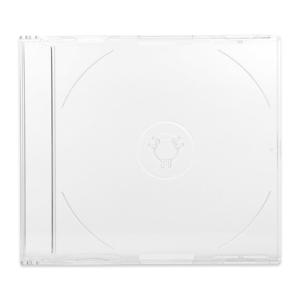CDジュエルケース（CD1枚収納プラケース×200個）/ クリア / 白
