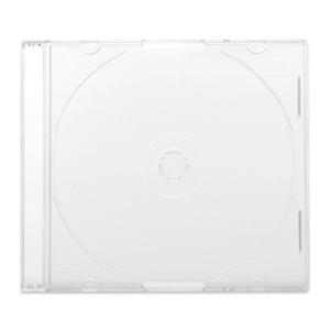 CDジュエルケース（CD1枚収納プラケース×200個）/ クリア / 白 黒（濃