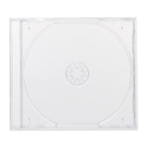 CDジュエルケース［エコノミー］（CD1枚収納プラケース×200個）/ クリア / 白 / 黒（濃灰） / ロゴ無