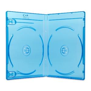 12.5mm2BDブルーレイケース（2枚収納プラケース×100個）/ スーパークリア / クリアブル...