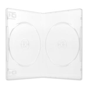 CDジュエルケース（CD1枚収納プラケース×200個）/ クリア / 白 黒（濃