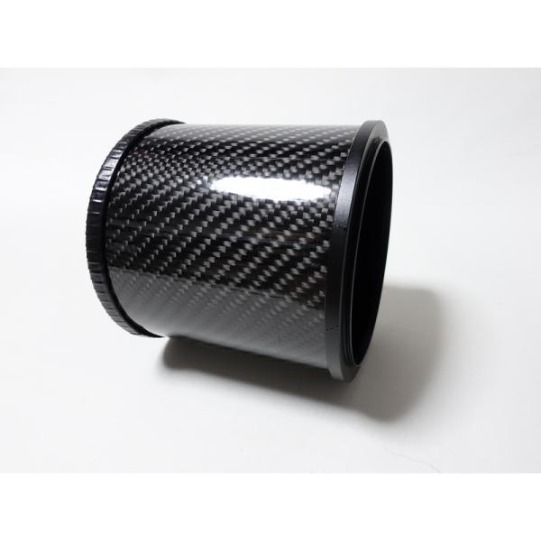 でじすこやオリジナル　カーボン延長フード　フィルター径95mm用