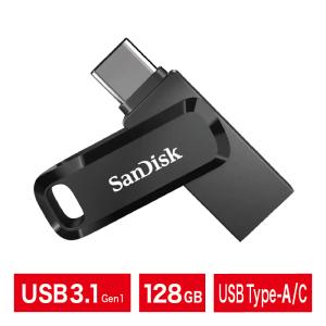 Ultra Dual Drive Go USB Type-C SDDDC3-128G-G46 （128GB ブラック 海外パッケージ） × 1個の商品画像