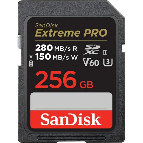 SDカード｜SDXC｜256GB｜SanDisk サンディスク｜R:280MB/s W:150MB/...