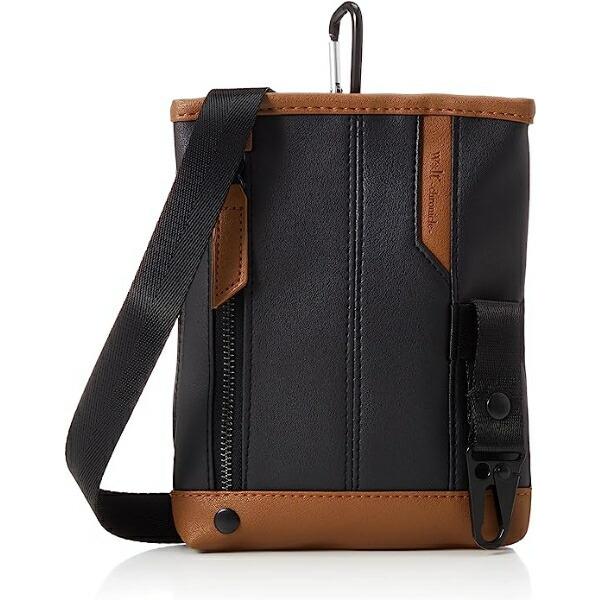 w*lt(ウォルト)スマホポーチ（ブラック／キャメル）441055E BKCA【ネコポス便配送制限１...