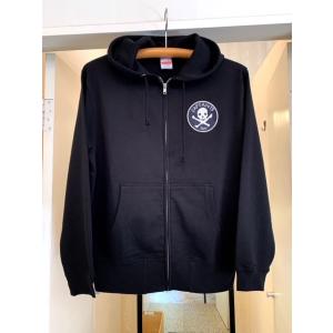 CAPTAIN 13 / skull luv パッチパーカー