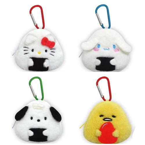 サンリオキャラクターズ おにぎりシリーズ カラビナ付き小銭入れ ポーチ サンリオ ポーチ  小物入れ...