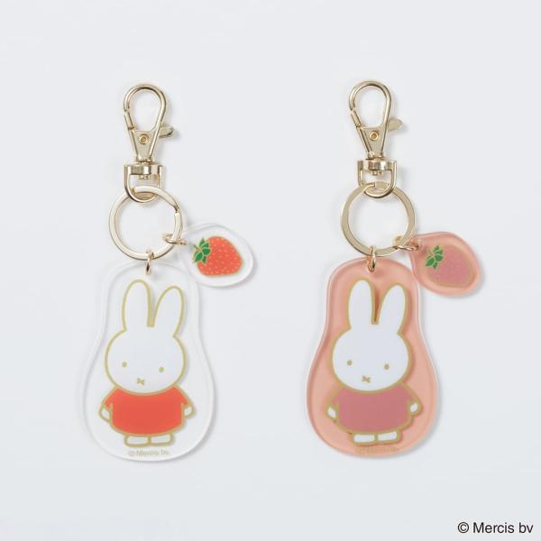 MIFFY RED FRUITアクリルチャーム ミッフィー グッズ 大人プレゼント ミッフィー キー...