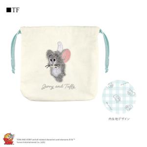 トムとジェリーサガラ刺繍巾着ポーチ 巾着ポーチ...の詳細画像3
