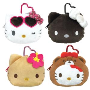 サンリオカラビナ付きぬいぐるみファスナー キティ...の商品画像