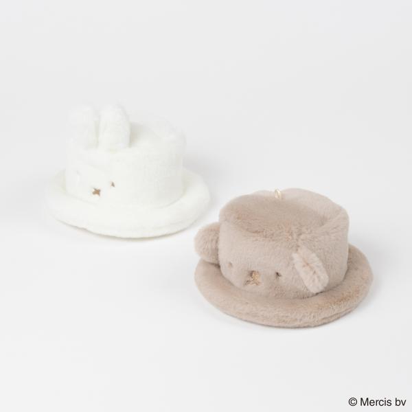 BRUNA WINTER ACCESSORIES MINI FUR HAT チャーム ミッフィー グ...