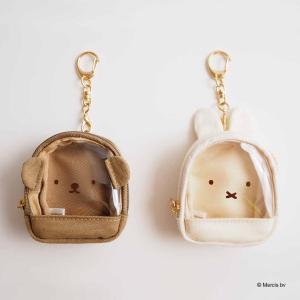 BRUNA PVC WINDOW MINI RUCK-SUCKチャーム ミッフィー グッズ 大人 ミッフィー キーホルダー クリア ポーチ ボリス グッズ ぬい活 ぬいぐるみ用 リュック