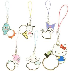 サンリオキャラクターズ リングチャーム 携帯ストラップ 落下防止