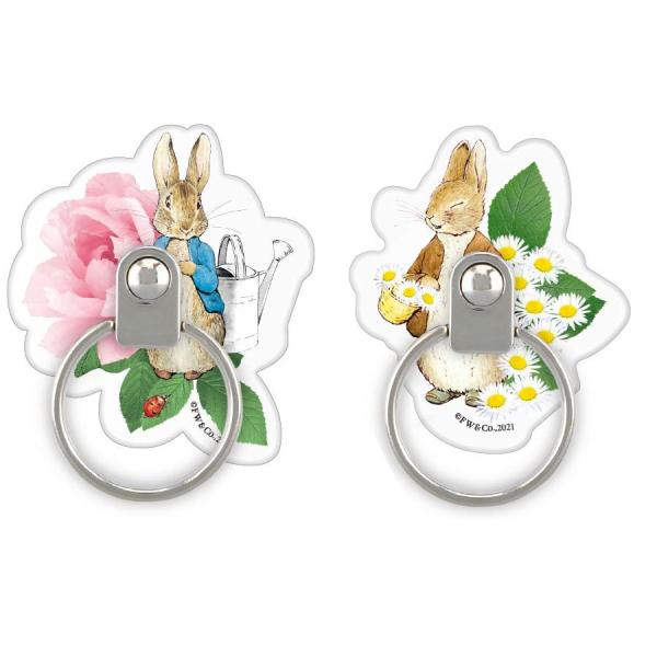 ピーターラビット マルチリング スマホリング キャラクター バンカーリング ピーターラビット グッズ...