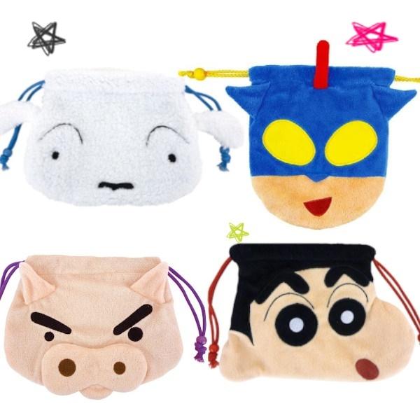 クレヨンしんちゃん ぬいぐるみ巾着ポーチ クレヨンしんちゃん グッズ ぶりぶりざえもん グッズ クレ...