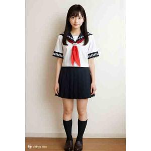 スクールパール 学校販売用 春夏半袖セーラー服...の詳細画像4