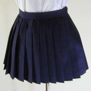 夏紺プリーツスカート スカート丈30cm・40cm スクール 学校制服  通学 高校生 学生 中学生...