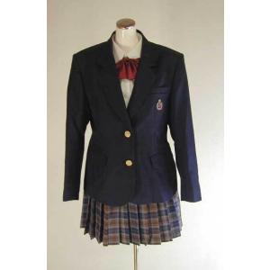 シングル２つボタン紺ブレザー スクール 学校制服 通学