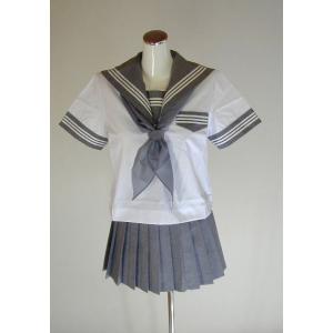 制服　中学　セーラー服　冬服　 上下セット m44/中学校・高校□冬セーラー服上下セット 黒?紺?3本線/og0527