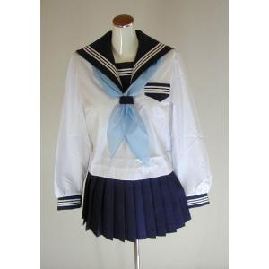 夏 NEWグレー セーラー服 上下セット (半袖 学販 学校制服 夏 NEWグレー セーラー服 上下セット (半袖 学販 学校制服