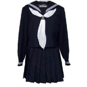 スクールパール　学校販売用　冬セーラー服上下セット◆カブリ・前開/〜T180A・〜T185Bサイズ　...