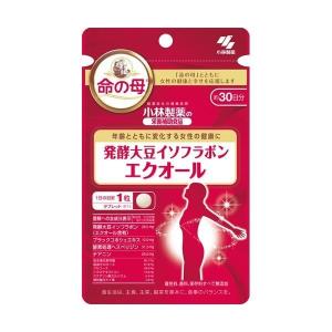 小林製薬株式会社 小林製薬の栄養補助食品 発酵大豆イソフラボン エクオール（30粒） ＜年齢とともに変化する女性の健康に＞