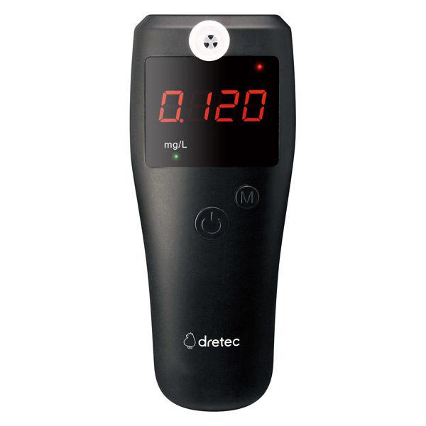 ドリテック アルコールチェッカー dretec AL-200BK 息を吹き込むだけでカンタン測定 測...