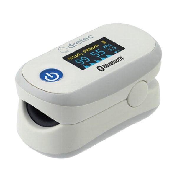 ドリテック パルスオキシメーター dretec Dr.SCANconnect OX-400GY アプ...