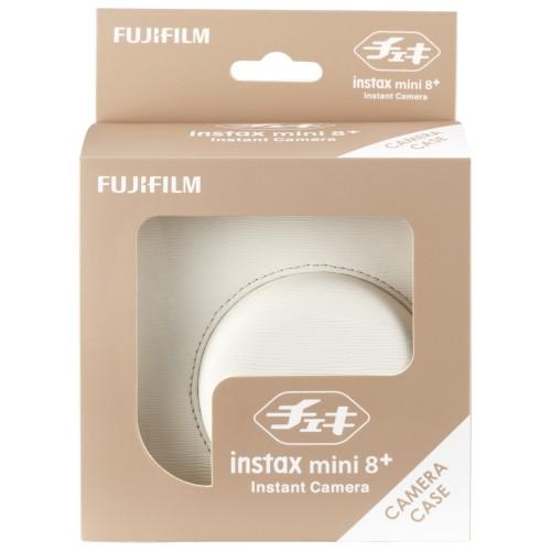 富士フィルムチェキカメラケース（速写ケース）instax mini 8+用 バニラ