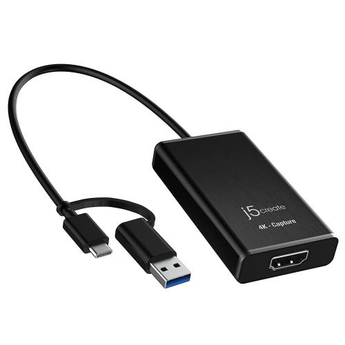 J5 create ジェイファイブクリエイト USB 4K HDMI キャプチャーアダプター JVA...