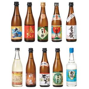 焼酎呑みくらべミニチュアセット 10本セット