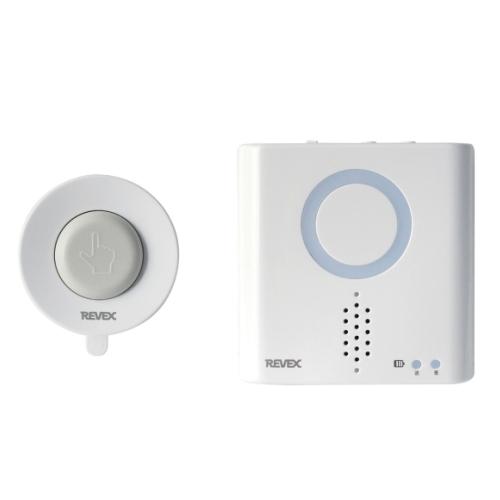 【あすつく】リーベックス Revex 防水型押しボタン ワイヤレスチャイムセット XP710A 音と...